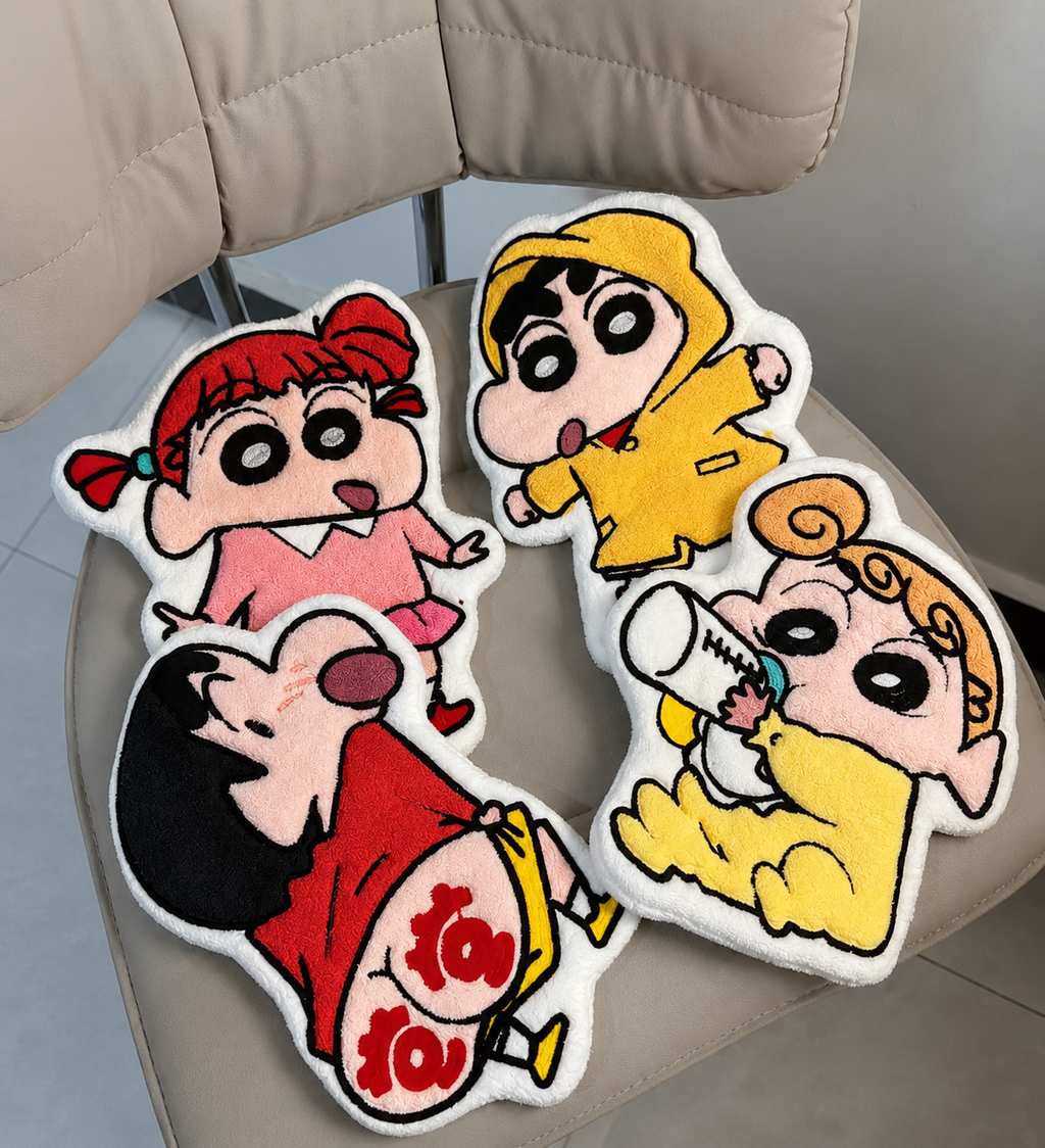 🔥 SPECIAL SALE 🔥 – 4-Piece Cute Shin-chan Hand Towel Set 🛍️